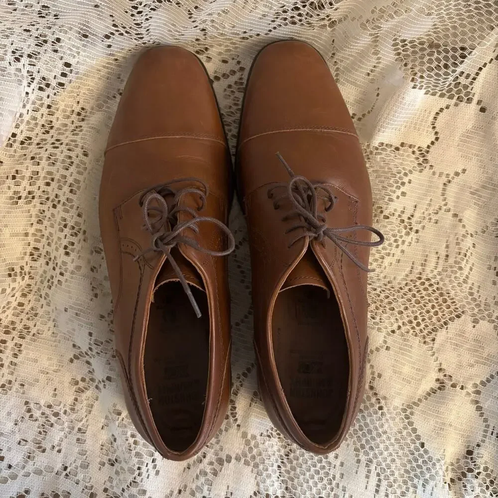 Johnston & Murphy XC4 Stanton Men's US 11 M Brown Venetian Leather Oxford Shoes